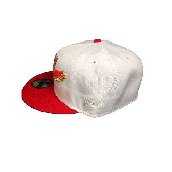 New Era Atlanta Hawks 59FIFTY Fitted Cap Hat Size 7 5/8 - Picture 3 of 5